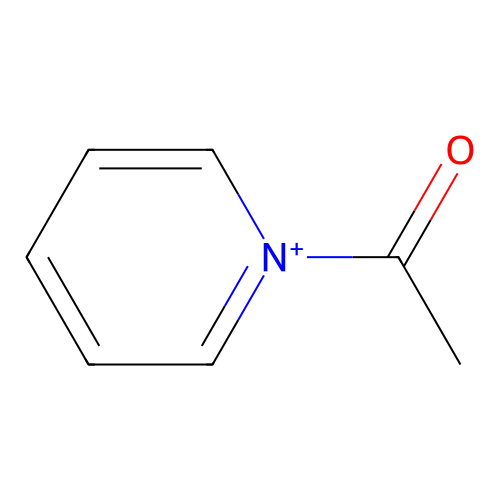 Pyridinium, 1-acetyl- structure
