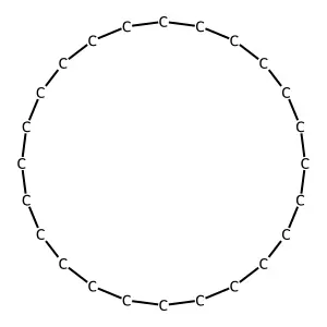 Cyclotetracosane structure