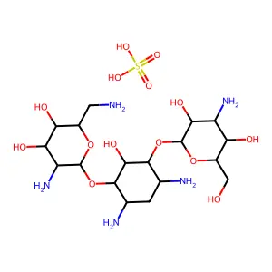 Bekanamycinsulfate salt structure