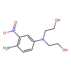 Ethanol, 2,2'-[(4-amino-3-nitrophenyl)imino]bis- structure