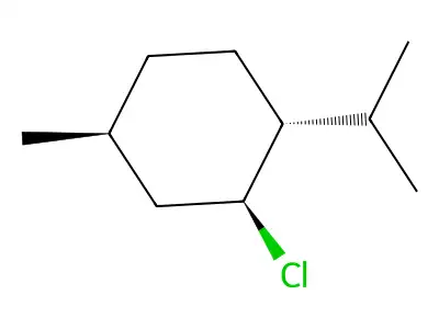 (1alpha,2beta,4beta)-2-Chloro-1-(isopropyl)-4-methylcyclohexane structure