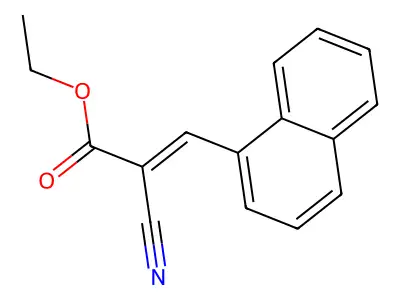 Ethyl 2-Cyano-3-(1-naphthalenyl)acrylate structure