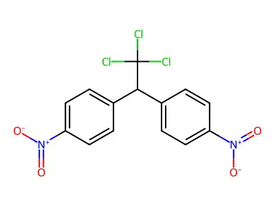 1-Nitro-4-[2,2,2-trichloro-1-(4-nitrophenyl)ethyl]benzene structure