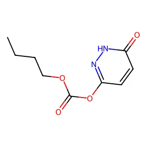 3(2H)-Pyridazinone, 6-hydroxy-, butoxycarboxylate structure
