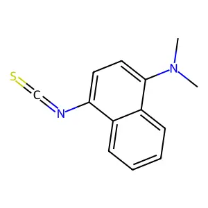 4-异硫氰酸酯基-N,N-二甲基-1-萘胺 structure