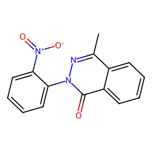 4-Methyl-2-(2-nitrophenyl)phthalazin-1-one structure
