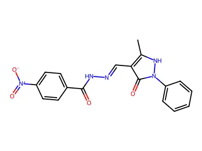 CAS 297137-49-6 - C18H15N5O4 structure