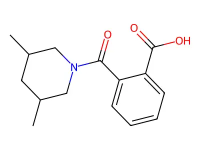 2-(3,5-dimethylpiperidine-1-carbonyl)benzoic Acid structure