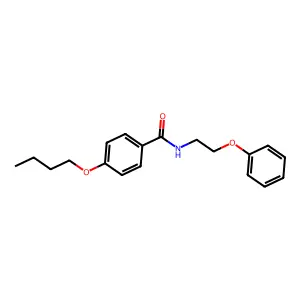 4-butoxy-N-(2-phenoxyethyl)benzamide structure