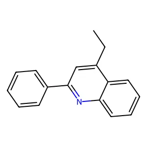 4-Ethyl-2-phenylquinoline structure