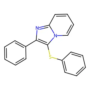 2-Phenyl-3-(phenylsulfanyl)imidazo[1,2-a]pyridine structure
