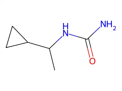 1-(1-Cyclopropylethyl)urea structure
