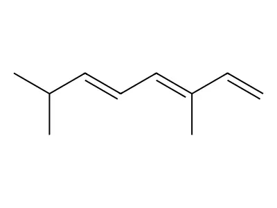(3E,5E)-3,7-dimethylocta-1,3,5-triene structure