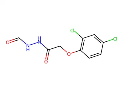 2-(2,4-dichlorophenoxy)-N'-formylacetohydrazide structure