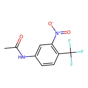 N-(3-Nitro-4-(trifluoromethyl)phenyl)acetamide structure