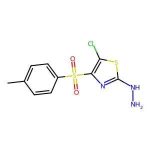 5-Chloro-2-hydrazinyl-4-tosylthiazole structure