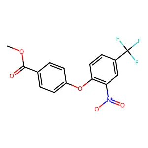 Methyl 4-(2-Nitro-4-(trifluoromethyl)phenoxy)benzoate structure