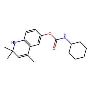 2,2,4-Trimethyl-1,2-dihydroquinolin-6-yl cyclohexylcarbamate structure