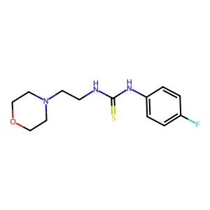 1-(4-Fluorophenyl)-3-(2-morpholin-4-ylethyl)thiourea structure