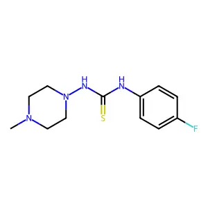 1-(4-Fluorophenyl)-3-(4-methylpiperazin-1-yl)thiourea structure