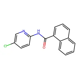 N-(5-氯吡啶-2-基)萘-1-甲酰胺 structure