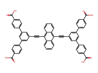 1,8-Dichloro-9,10-bis(phenylethynyl)anthracene structure