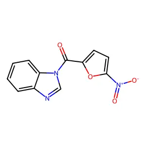 1H-benzimidazol-1-yl(5-nitrofuran-2-yl)methanone structure