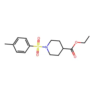 Ethyl 1-[(4-methylphenyl)sulfonyl]piperidine-4-carboxylate structure