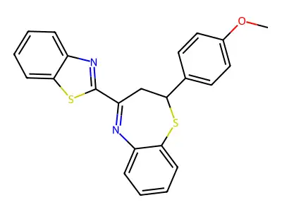 4-(1,3-Benzothiazol-2-yl)-2-(4-methoxyphenyl)-2,3-dihydro-1,5-benzothiazepine structure