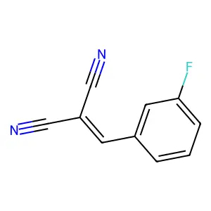 2-(3-Fluorobenzylidene)malononitrile structure