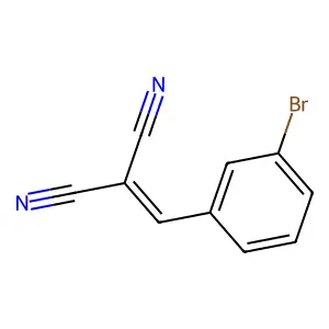 2-[(3-Bromophenyl)methylene]propanedinitrile structure