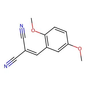 (3-Ethoxy-4-hydroxybenzylidene)malononitrile structure