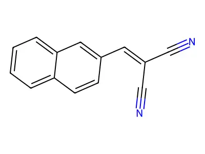 2-萘亚甲基丙二腈 structure