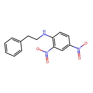 2,4-Dinitro-N-(2-phenylethyl)aniline structure