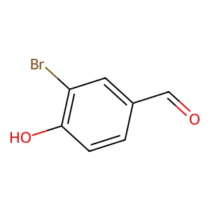 3-溴-4-羟基苯甲醛 structure