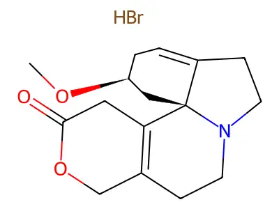 二氢-β-刺桐定氢溴酸盐 structure