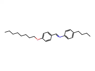 4-Butyl-N-((4-(octyloxy)phenyl)methylene)benzenamine structure