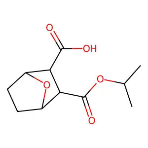 7-Oxabicyclo(2.2.1)heptane-2,3-dicarboxylic acid, isopropyl ester, exo-(Z)- structure