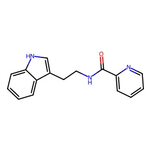 Picolinamide, N-(2-indol-3-ylethyl)- structure