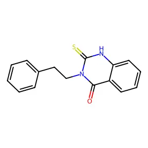 3-(2-Phenylethyl)-2-sulfanyl-3,4-dihydroquinazolin-4-one structure