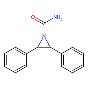 2,3-Diphenylaziridine-1-carboxamide structure