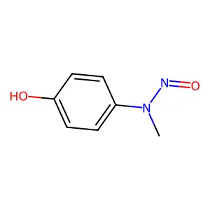 Phenol, p-(methylnitrosamino)- structure