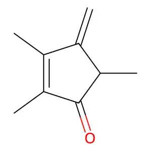 2,3,5-Trimethyl-4-methylene-2-cyclopenten-1-one structure