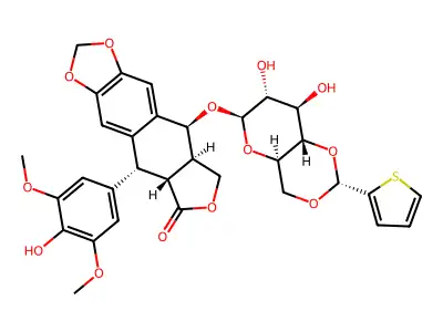 替尼泊甙 structure