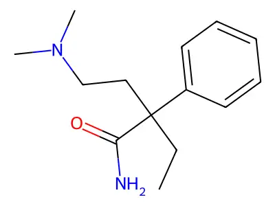4-(二甲氨基)-2-乙基-2-苯基丁酰胺 structure