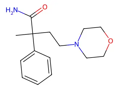 2-甲基-4-吗啉基-2-苯基丁酰胺 structure