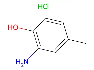 2-Aminop-cresol hydrochloride structure