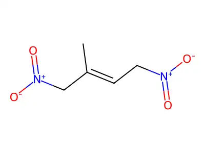 2-Methyl-1,4-dinitrobut-2-ene structure