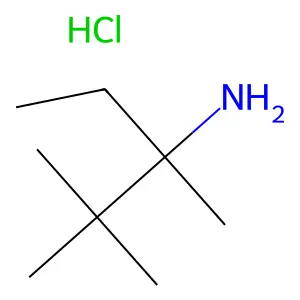 2,2,3-Trimethylpentan-3-amine--hydrogen chloride (1/1) structure