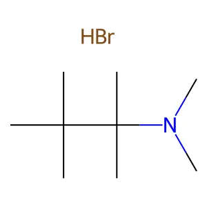 N,N,2,3,3-Pentamethylbutan-2-amine--hydrogen bromide (1/1) structure